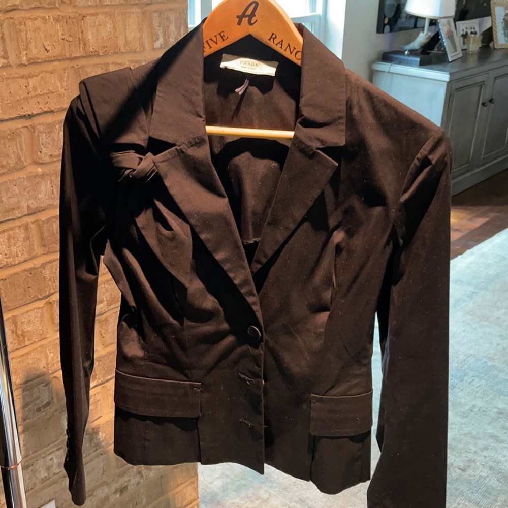 Prada cotton black jacket